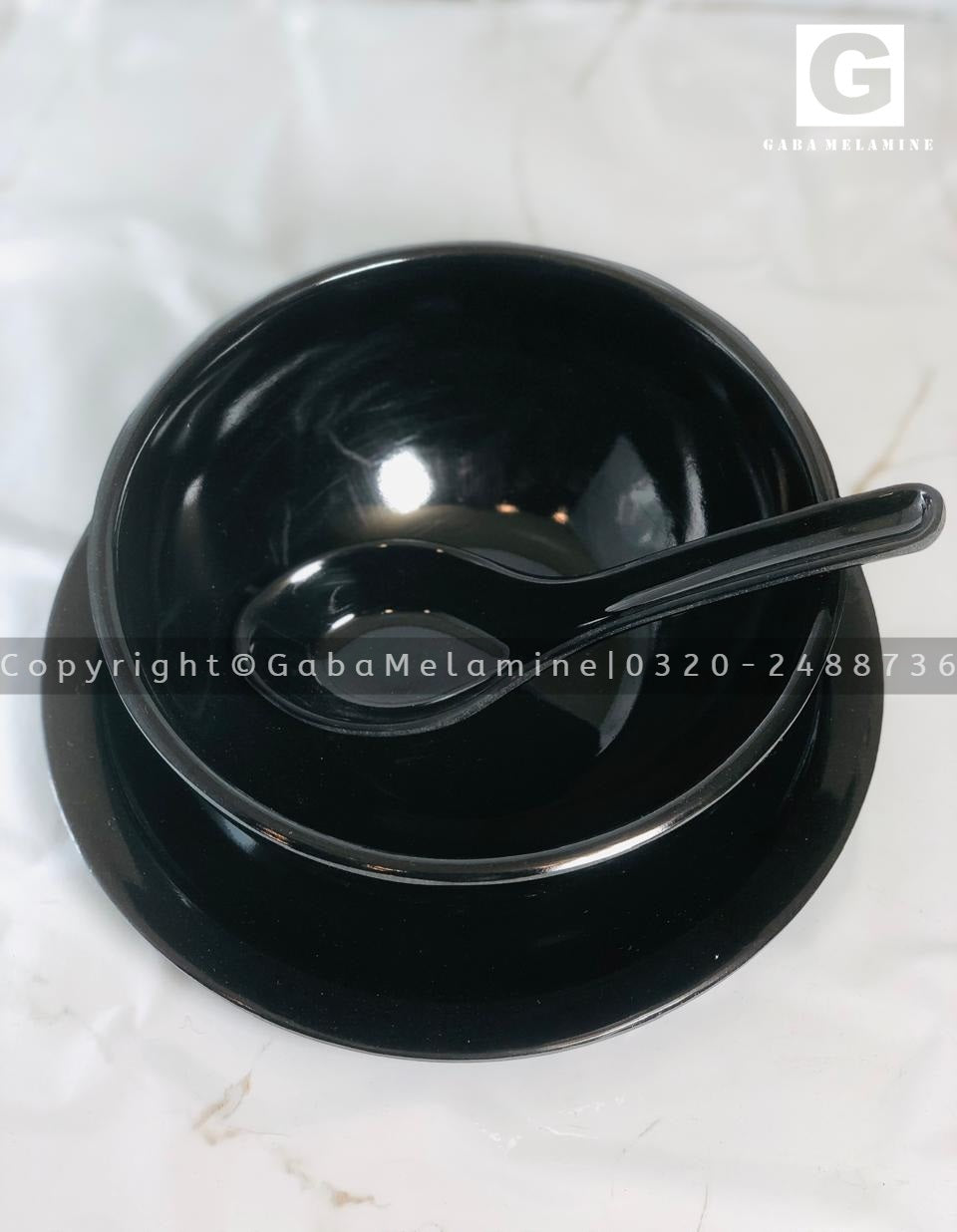 18 Pieces Melamine Soup Set Double Glaze Quality