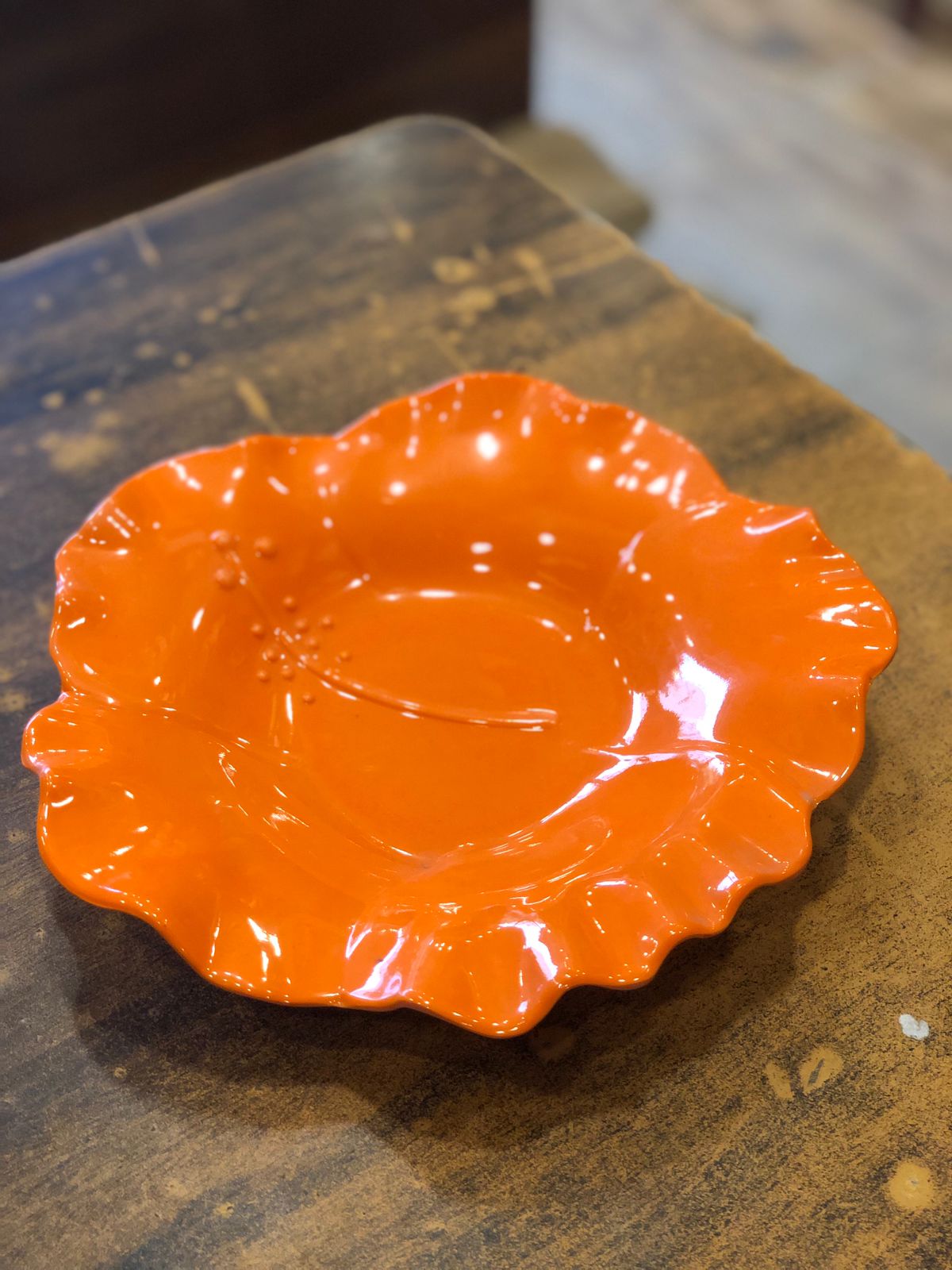 Leaves Style Snacks Plate