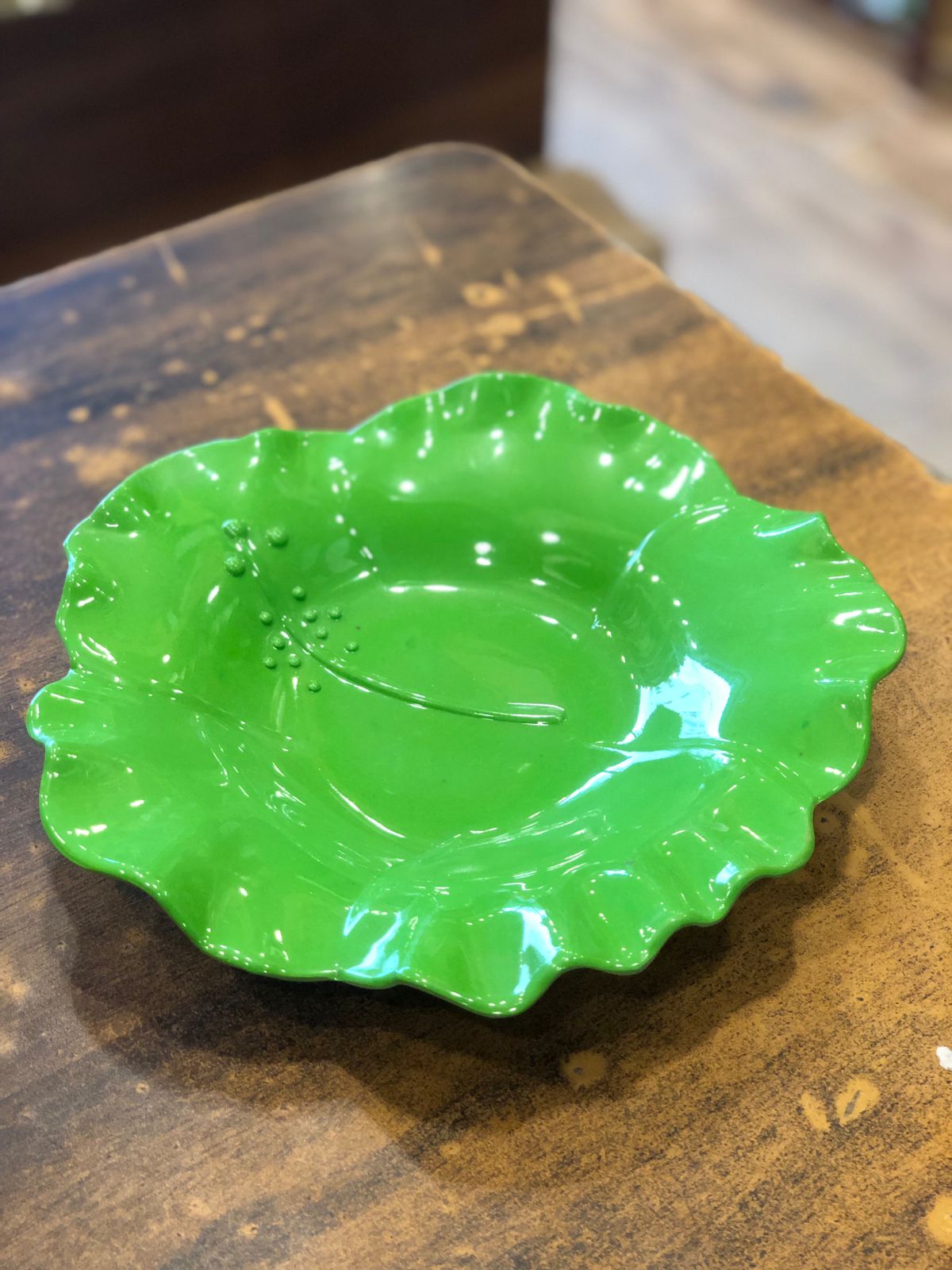 Leaves Style Snacks Plate