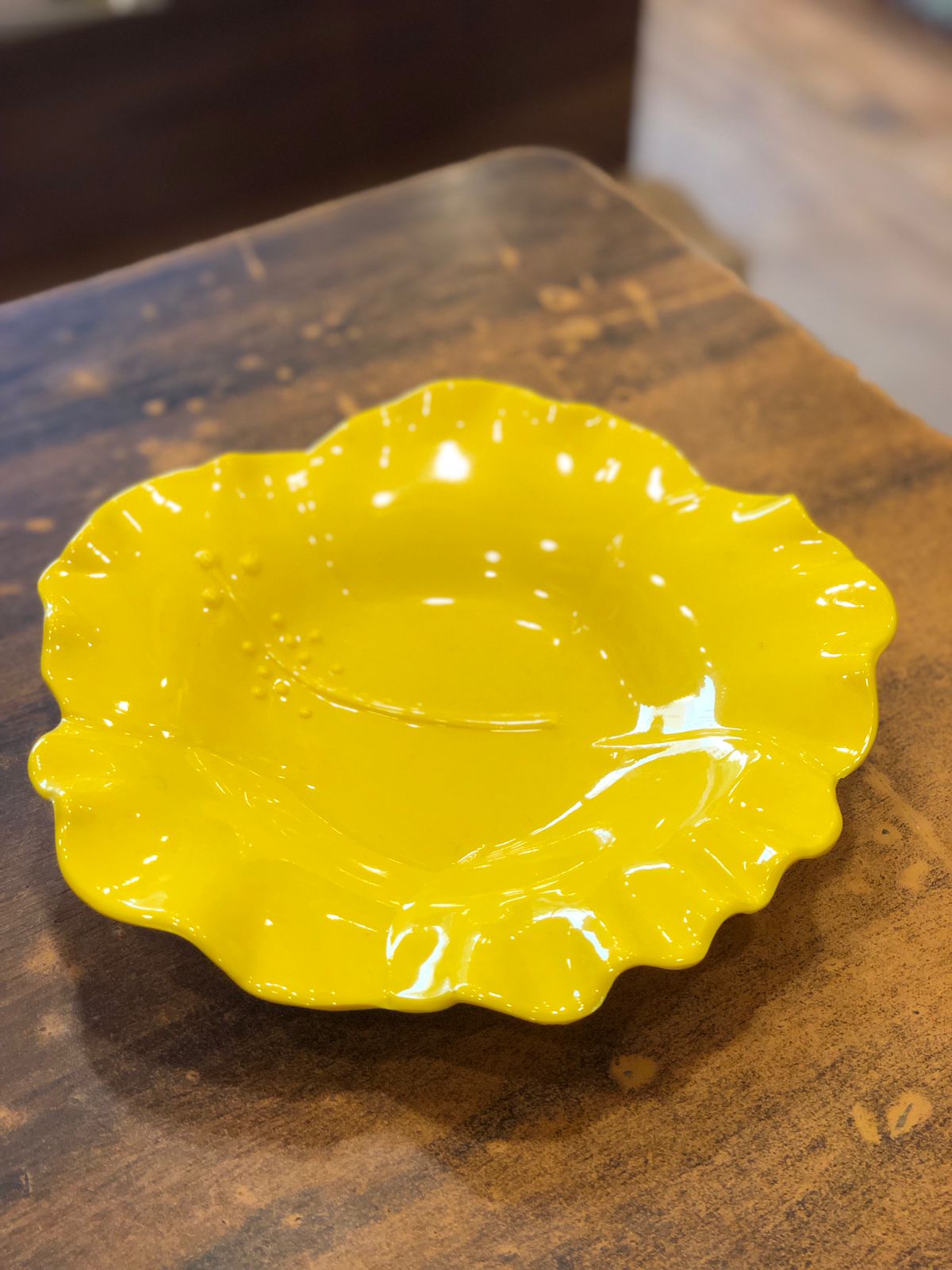 Leaves Style Snacks Plate